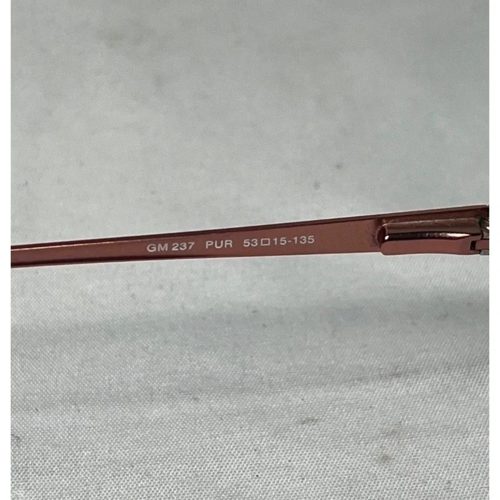 Marciano Guess GM 237 PUR Purple Rose Gold Cat Eye Eyeglass Frames 53-15-135